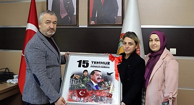 19 Mayıs Halk Eğitim Merkezi Müdürlüğü'nden Başkan Topaloğlu'na Ziyaret