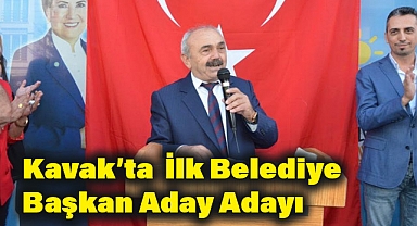 Ahmet İçli, Kavak Belediye Başkanlığı İçin Aday Adayı Oldu
