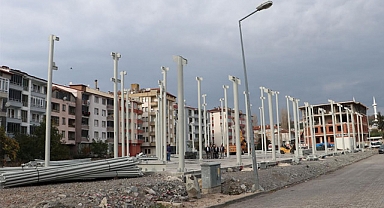 Havza'da Yeni Yöresel Ürün ve Kapalı Pazaryeri İnşaatında Sona Yaklaşıldı