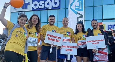 LÖSEV TAKIMI LÖSEMİLİ ÇOCUKLAR HAFTASI’NDA FARKINDALIK İÇİN KOŞTU