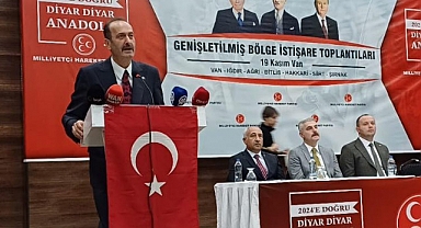 MHP'li Tamer Osmanağaoğlu, Van'daki İstişare Toplantısında Konuştu