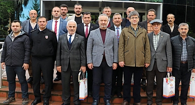 Muhtar Dernek Başkanlarından Başkan Topaloğlu’na Ziyaret