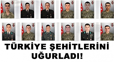 Türkiye, Pençe-Kilit Harekâtı'nda Şehitlerini Uğurladı