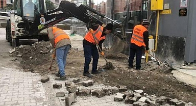 Atakum'da yol çalışmaları son hız devam ediyor