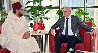 Cengiz Ergün, Fas Krallığı İstanbul Başkonsolosu Mehdi Errami'yi Ağırladı