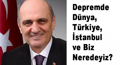 Erdoğan Bayraktar, Deprem Konulu Oturumda Konuşacak