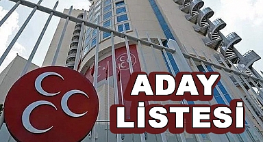 MHP'den 31 Mart 2024 Mahalli İdareler Seçimleri İçin Aday listesi