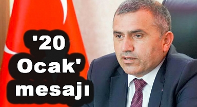 MHP Samsun İl Başkanı Burhan Mucur'dan '20 Ocak' Anma Mesajı