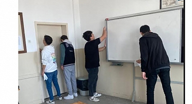 Samsun Alaçam Şehit Kadir Kara Anadolu Lisesi'nde Temizlik Günü Etkinliği