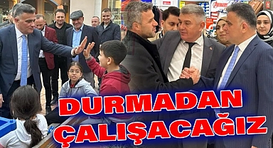 Ender Gür, Çarşambalılardan aldığımız güçle durmadan çalışacağız