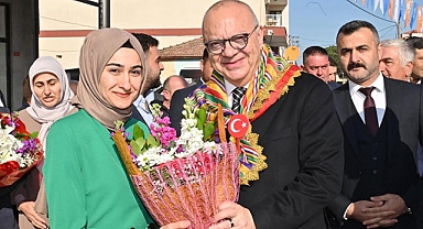 Cengiz Ergün, Gölmarmara'da Coşkuyla Karşılandı