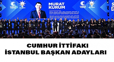 Cumhur İttifakı İstanbul Belediye Başkan Adayları seçim kamhanyaları