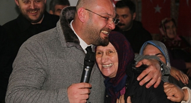 Serhat Türkel, Köseli'de Coşkulu Bir Karşılamayla Miting Yaptı