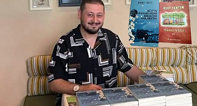 Ankaralı Şair ve Ressam Hikmet Nazlı, Şiir Kitaplarını Oktay Zerrin'e Hediye Etti