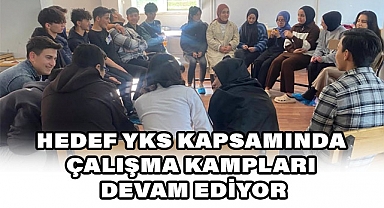 HEDEF YKS KAPSAMINDA ÇALIŞMA KAMPLARI SAMSUN'DA DEVAM EDİYOR