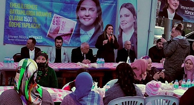 İmren Nilay Tüfekci, Çarşamba’da vatandaşla iftar yemeğinde bir araya geldi