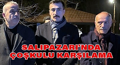 Osman Yüksel'e Salıpazarı'nda Coşkulu Karşılama