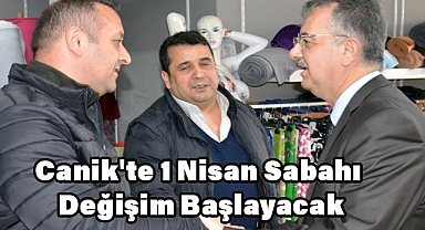 Yılmaz Hocaoğlu: Canik'te 1 Nisan Sabahı Değişim Başlayacak