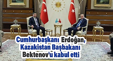 Cumhurbaşkanı Erdoğan, Kazakistan Başbakanı Oljas Bektenov ile Görüştü