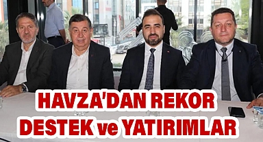 Halit Doğan'a en büyük destek Havza'dan geldi