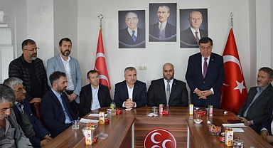 MHP İlçe Başkanlığında Bayramlaşma Yoğunluğu
