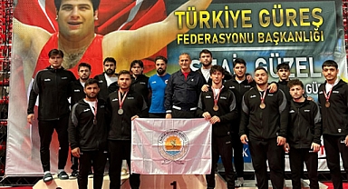 Samsun Büyükşehir Belediye Spor Kulübü Grekoromen Güreş Takımı Türkiye 5'incisi Oldu