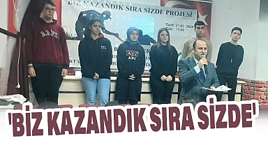 Samsun'da Kazım Karabekir İmam Hatip Ortaokulu'nda 'Biz Kazandık Sıra Sizde' Etkinliği
