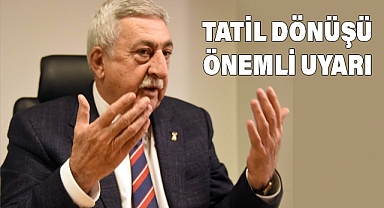 TESK Genel Başkanı'ndan Bayram Dönüşü Trafik Uyarısı