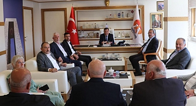 Amasya Pancar Ekicileri Kooperatifi ve Amasya Şeker Fabrikası’ndan Başkan İkiz’e Ziyaret