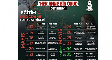 Canik Belediyesi'nden Annelere Özel Eğitim Semineri: 'Her Anne Bir Okul'