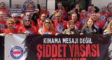 Eğitim Bir Sen Samsun Şubesi 'Eğitimde Şiddete' 'Dur' dedi