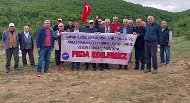Kavak'ta Çevre Mücadelesi Sürüyor: Halk, Yeni Taş Ocağı Planına Karşı Ayakta