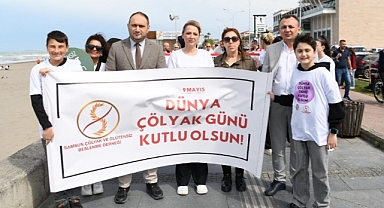 Samsun'da Çölyak Farkındalık Yürüyüşü Düzenlendi