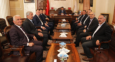 Samsun Ziraat Odası Başkanlarından Başkan Doğan'a ziyaret