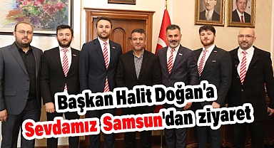 Sevdamız Samsun'dan Yeni Başkan Halit Doğan'a Anlamlı Ziyaret