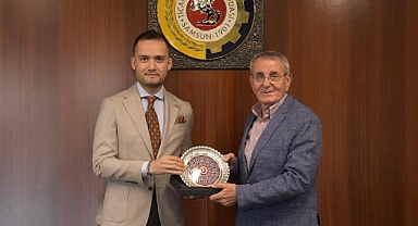 THY Satış Müdürü Dervişoğlu, TSO Başkanı Murzioğlu’nu Ziyaret Etti
