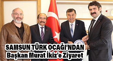 Türk Ocağı Samsun Şubesinden Başkan İkiz'e Ziyaret