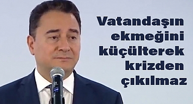 Ali Babacan: Millet Zenginleşmiyor, Siz Kimi Zenginleştiriyorsunuz?
