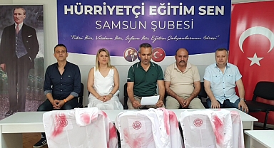 Hürriyetçi Eğitim-Sen 81 İlde Eş Zamanlı Basın Açıklaması Yaptı