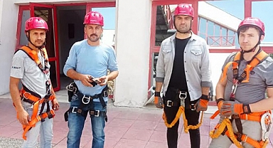 Manisa Büyükşehir Belediyesi'nden Güvenli Merdiven Kullanımı Eğitimi