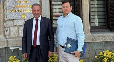 Mazlum Nurlu T.C.D.D. İzmir 3. Bölge Müdürlüğünde Görüşmelerde Bulundu