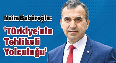 Naim Babüroğlu: 'Türkiye’nin Tehlikeli Yolculuğu'