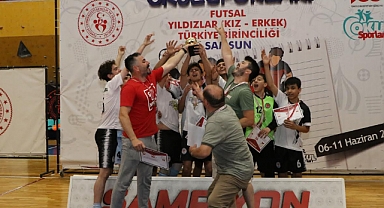 Okul Sporları Futsal Yıldızlar Türkiye Birinciliği Samsun'da Sona Erdi