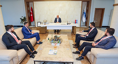 Sevdamız Samsun'dan Başkan İbrahim Sandıkçı'ya Hayırlı Olsun Ziyareti