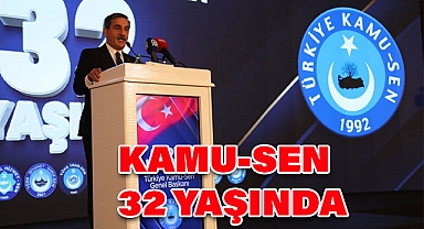 Türkiye Kamu-Sen'in 32. Yıl Coşkusu Ankara'da Kutlandı