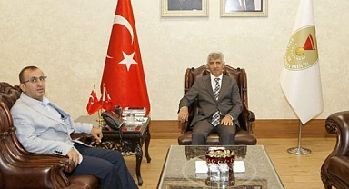 Ünal Ateş, Vali Ünlüer’i Ziyaret Etti