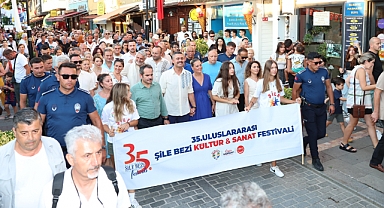 35. Uluslararası Şile Bezi Kültür ve Sanat Festivali Başladı