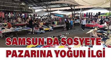 Aynı Gün İki Farklı Mahallede Açılan Sosyete Pazarlarına Yoğun İlgi