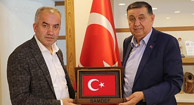 Bursa SAMDEF’den Havza Belediye Başkanı İkiz’e Davetiye
