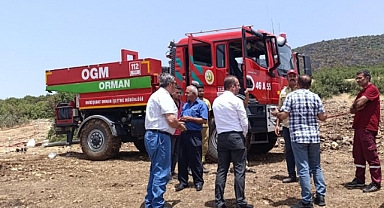 CHP'li Ateş, Pazarcık'ta Yanan Alanları Ziyaret Etti